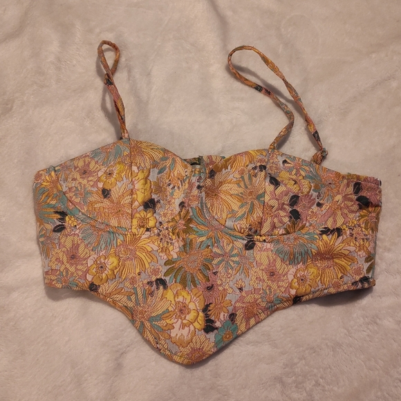Like-New SHEIN Bustier Top Sz Medium - Picture 2 of 12